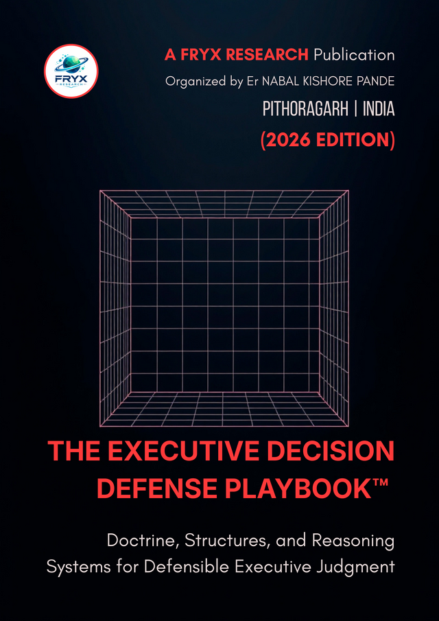 The Executive Decision Defense Playbook