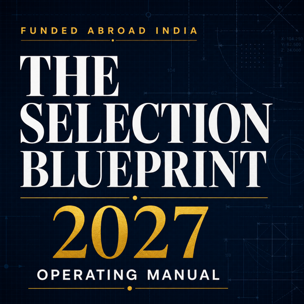 The Selection Blueprint 2027 Operating Manual
